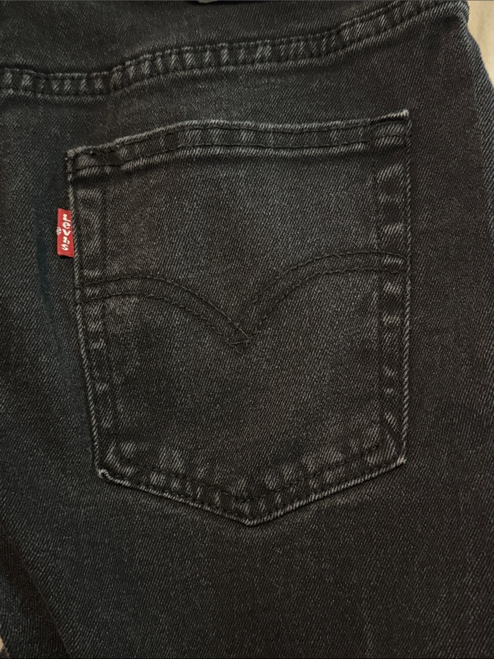 Levi's Black Straight 514 Performance Jeans